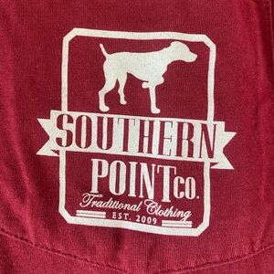 Southern Point Co. Men’s Long Sleeve Deep Red Size Large
